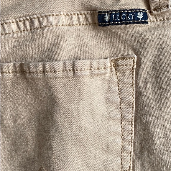 Lucky Brand Sweet Chino Khaki Color Pants 14/32 - Picture 1 of 7